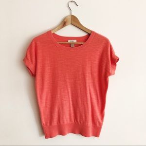 LOFT by Ann Taylor Short Sleeve Crew Neck Knit
